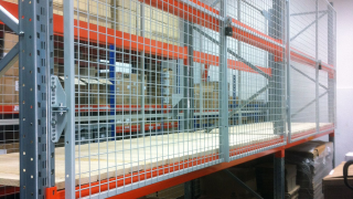 Mesh gates for pallet racking OfficeSTOR