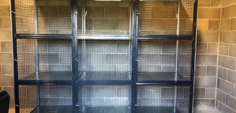 MeshSTOR mesh doors for shelving