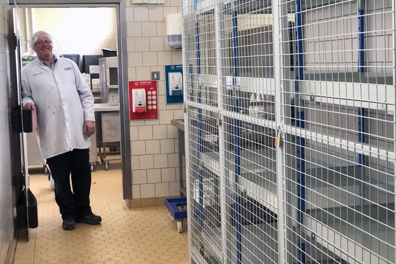 Happy-customer secure spill storage complete