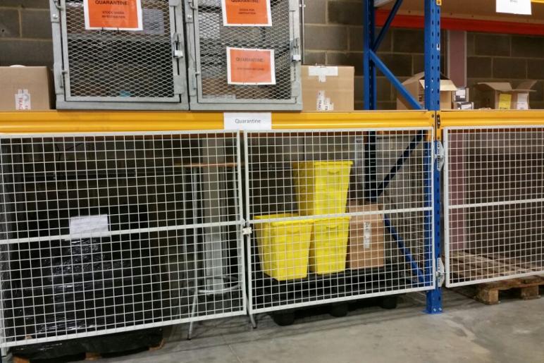 1100 mesh gates for racking OfficeSTOR
