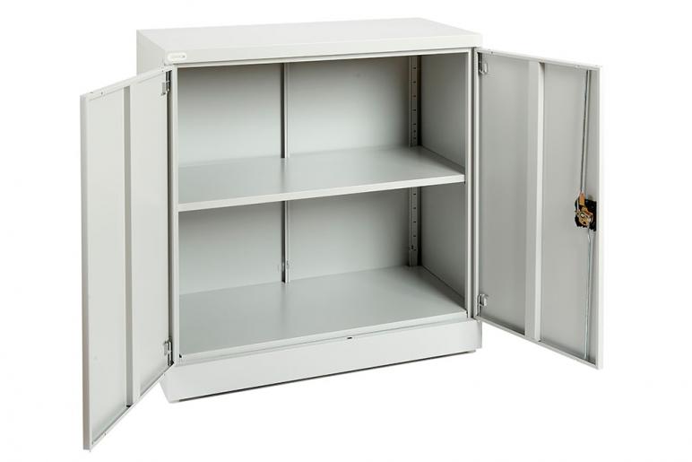 small cupboard door open